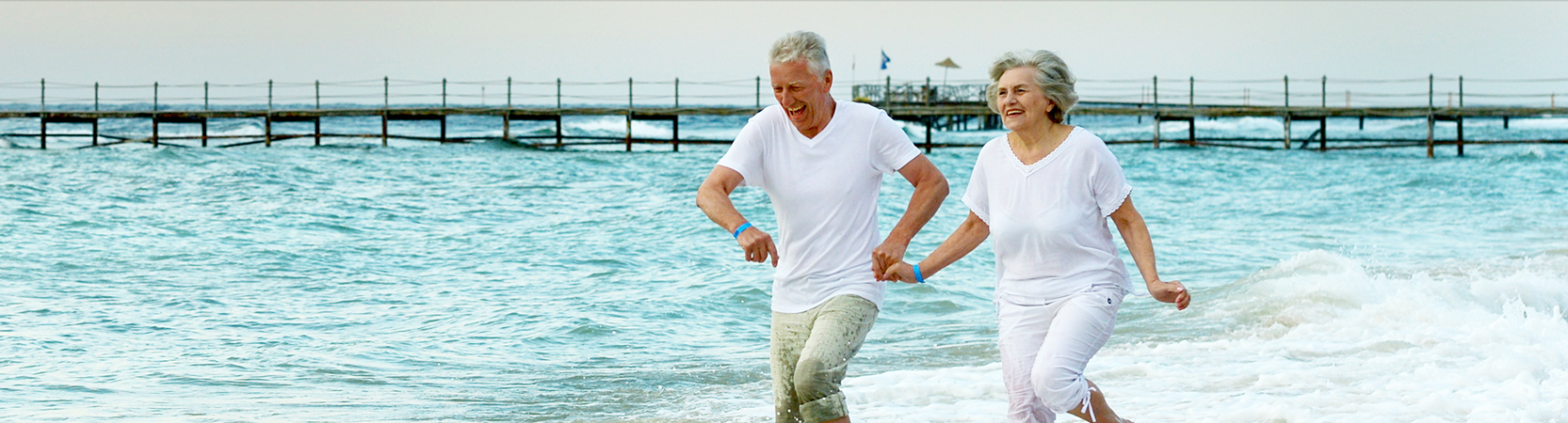 Running Senior Couple
